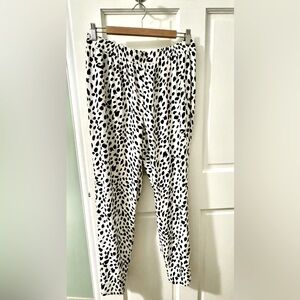 Animal Print Pull-On Pants